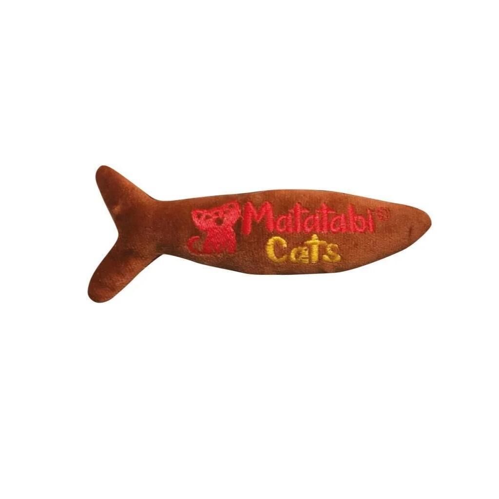 Matatabi Cats Big Fish Balık Kedi Oyuncağı Matatabi İçerikli (Kedi Otu /Nanesi İçermez) KAHVERENGİ