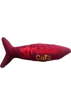 Matatabi Cats Big Fish Balık Kedi Oyuncağı Matatabi İçerikli (Kedi Otu /Nanesi İçermez) KIRMIZI