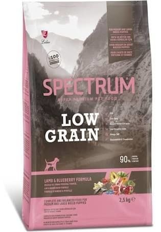 Spectrum Low Grain Kuzu Etli ve Yaban Mersinli 2.5 kg Orta ve Büyük Irk Yavru Köpek Maması
