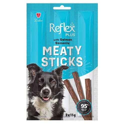 Reflex Meaty Sticks Somonlu 3x11 gr Köpek Ödül Çubuğu