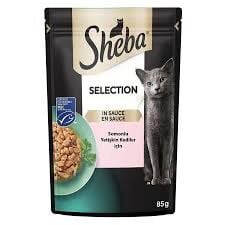 Sheba Pouch Somonlu Yaş Mama 85gr
