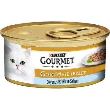 Purina Gourmet Gold Okyanus Balık Sebzeli Kedi Konserversi 85 Gr