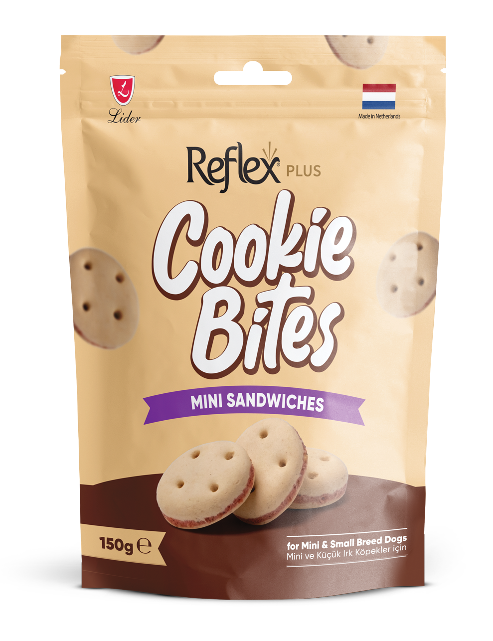 Reflex Plus Cookie Bites / Mini Sandwiches 150g