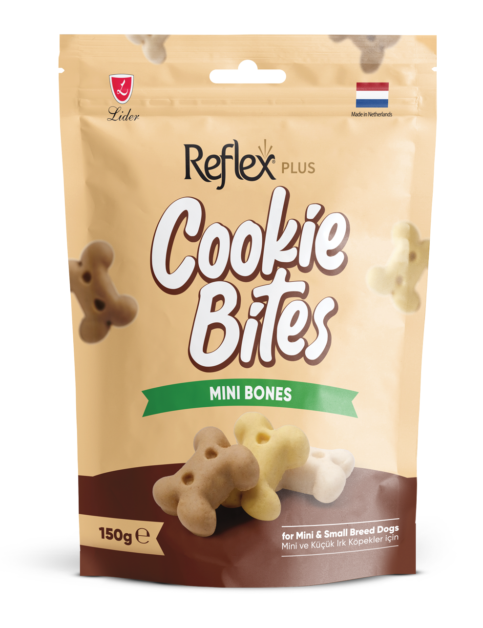 Reflex Plus Cookie Bites / Mini Bones 150g