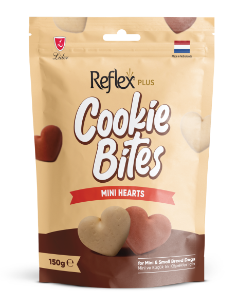 Reflex Plus Cookie Bites / Mini Hearts 150g