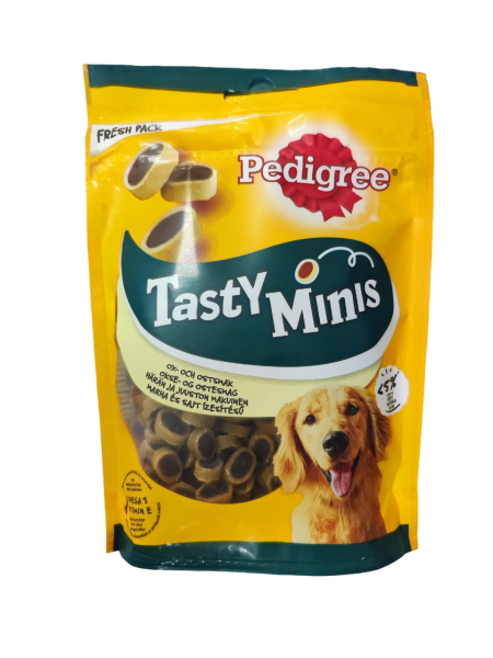 Pedigree Tasty Minis Sığır Etli ve Peynirli Köpek Ödül Maması 140gr