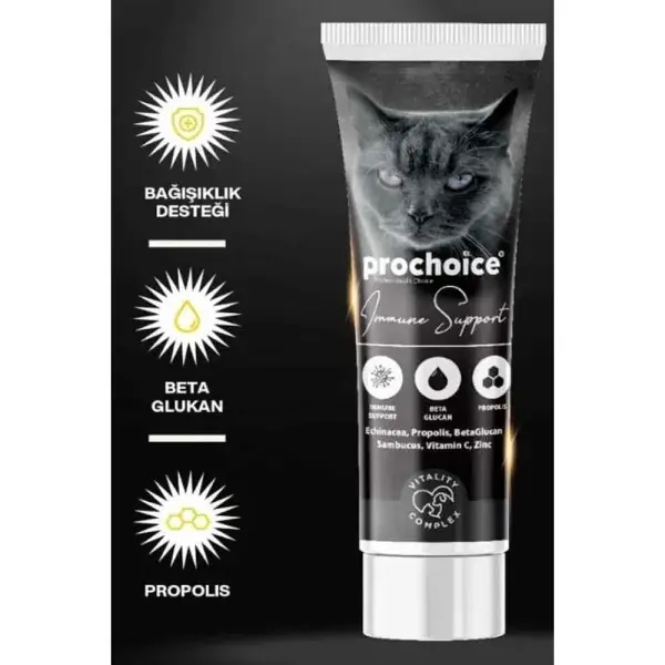 Pro Choice Immune Support Paste Bağışıklık Sağlığı Kedi Macunu 100 ML